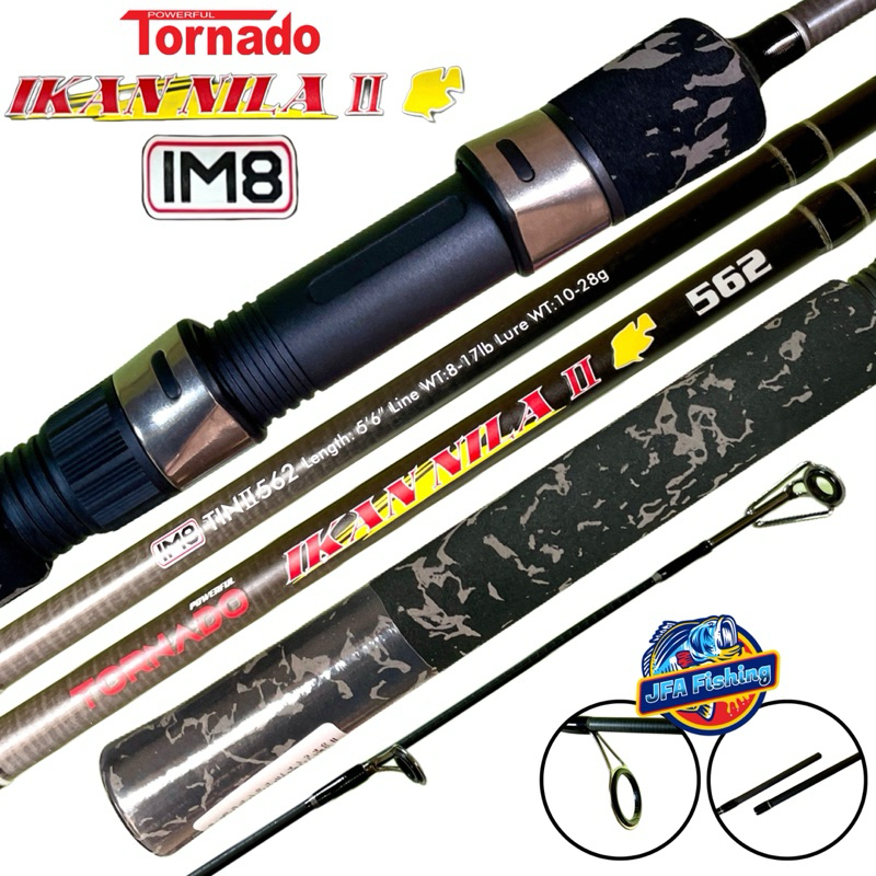 Joran Spinning Rod Tornado IKAN NILA 2 IM8 562/602