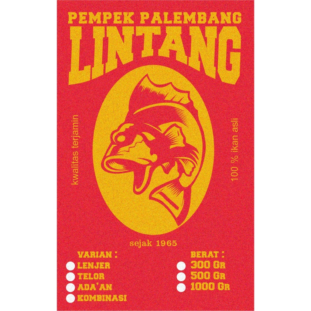 

Pempek Lintang Asli Palembang 500gr - Isi 50 pcs Mix + Kuah Cuko | Pempek Ikan Tenggiri Berkualitas
