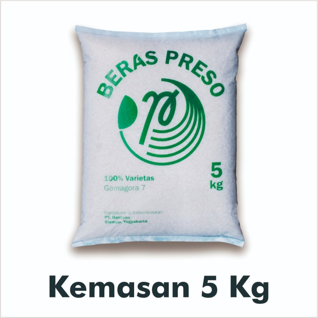 

Beras Preso Kemasan 5 kg