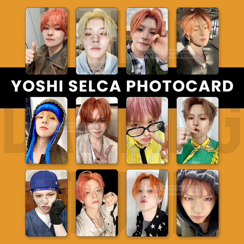 10 Pcs Treasure Yoshi Selca Photocard set. Unofficial. Fan Made.