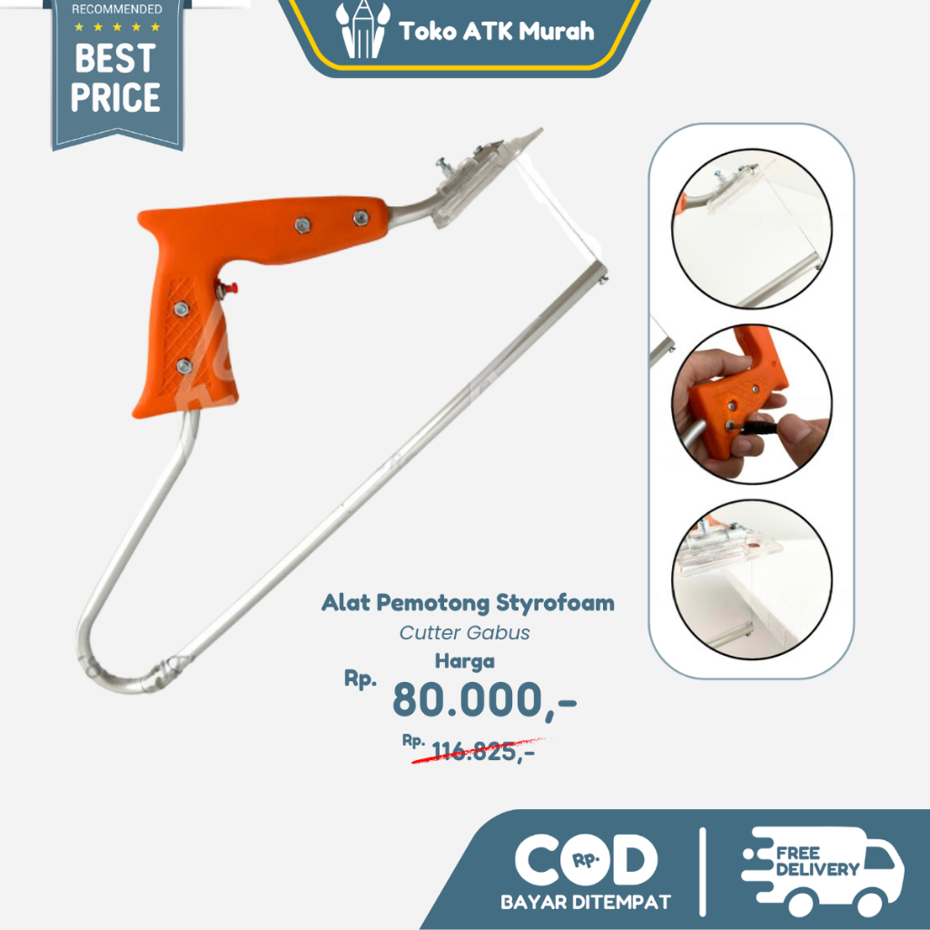 

Cutter Alat Pemotong Styrofoam Gabus Stereofoam