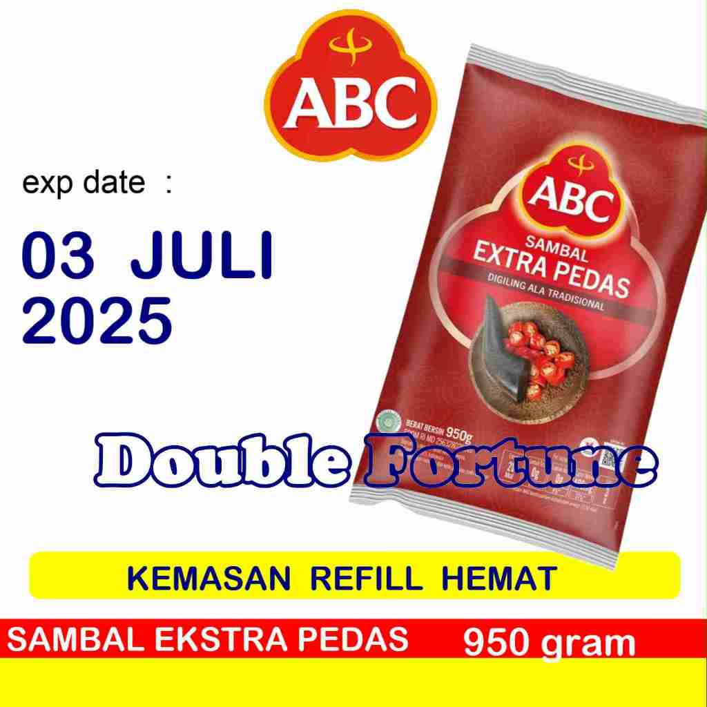 

ABC Saus Sambal Extra Pedas 950 G / Saos Digiling ala tradisional