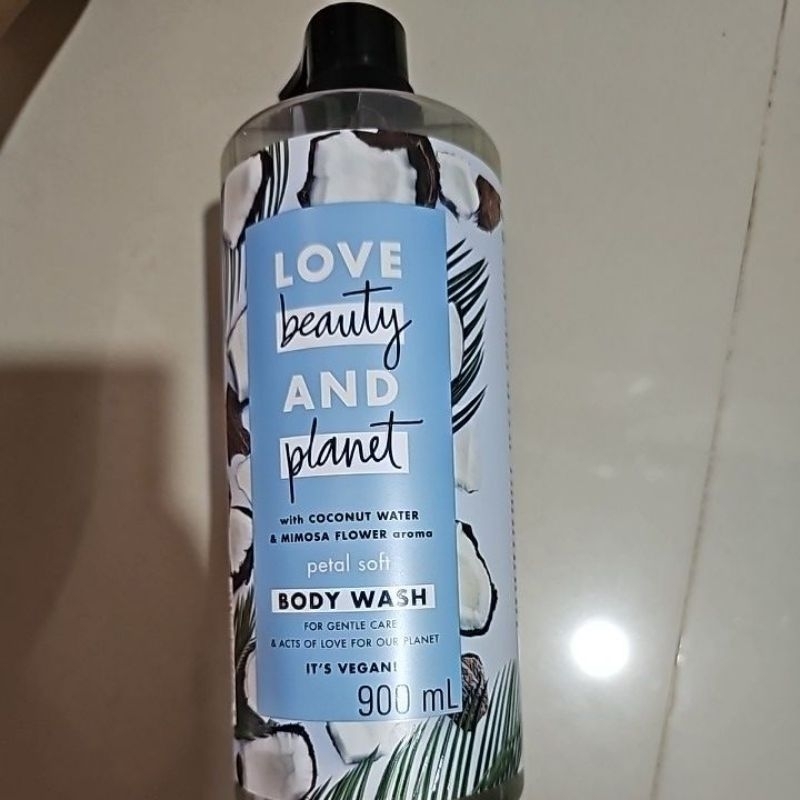 sabun body wash LBP Love beauty and planet mimosa 900ml