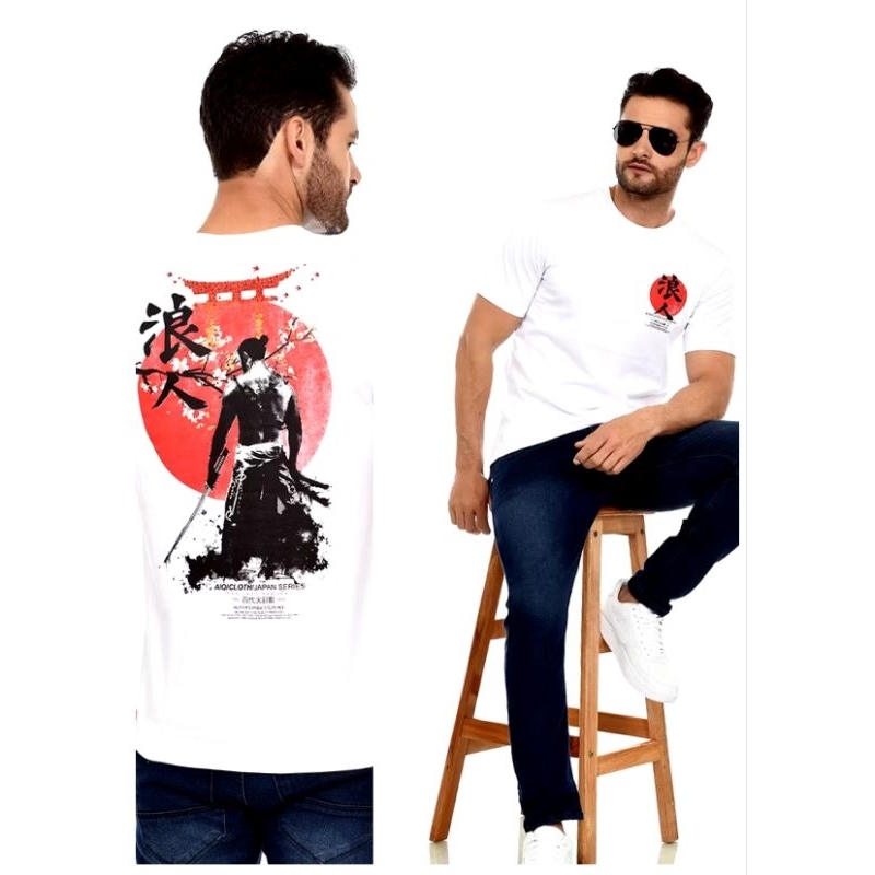 Baju pria|kaos pria keren kekinian[warna putih]kaos distro tshirt aiqi