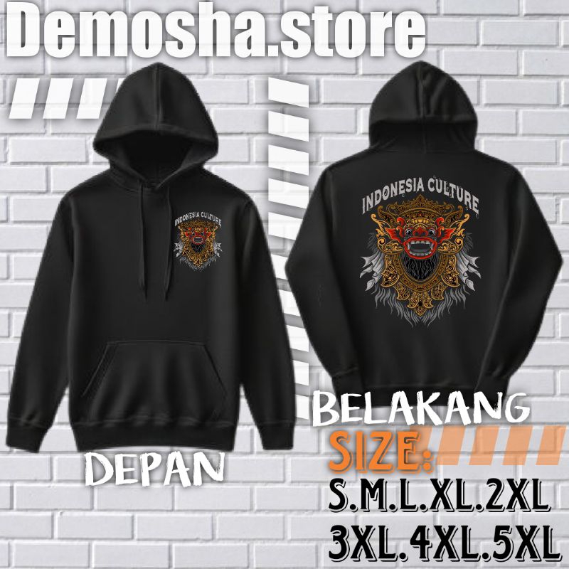 Jacket HOODIE Indonesia Culture Barong|KEREN KEKINIAN
