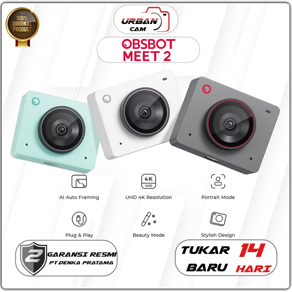 OBSBOT Meet 2 4K Webcam / OBSBOT Meet 2 Al-Powered 4k Webcam