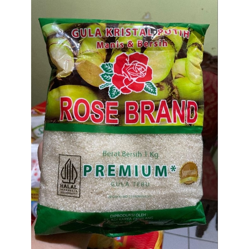 

Gula Pasir putih Rose brand premium 1kg