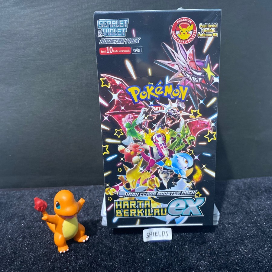 Pokemon TCG Indonesia - Harta Berkilau EX Sv4a Booster Box (No Promo) - 3 BOX