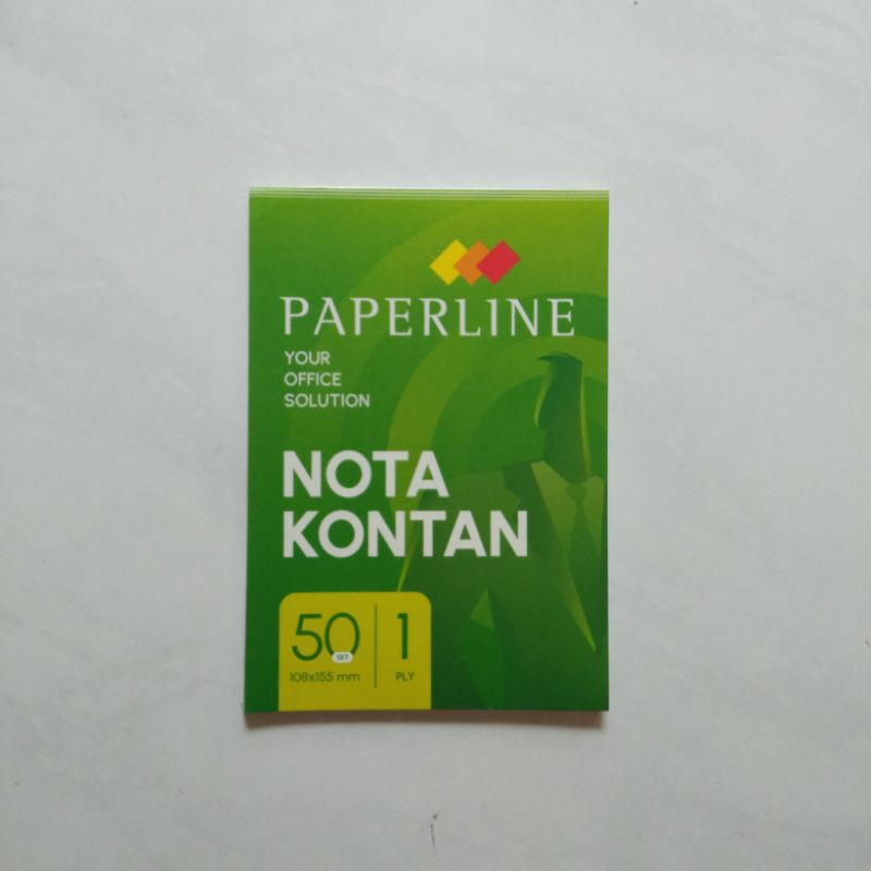 

(1 Pak) Nota Kontan Kecil 1 Ply Paperline