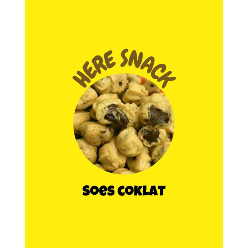 

Soes Coklat Isi Lumer