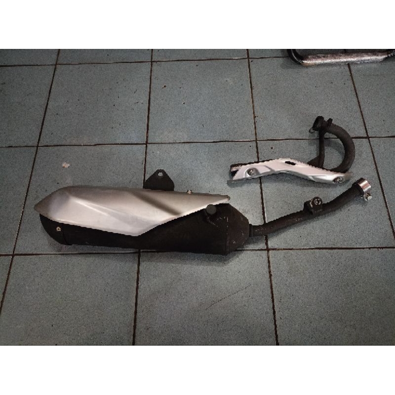 knalpot original klx 150 kenalpot copotan kawasaki klx150sm dtracker new pnp klxbf klxg klx150