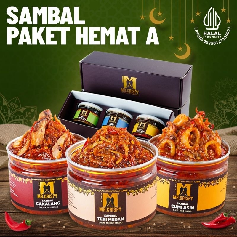 

SAMBAL HEMAT PAKET A MR CRISPY(CA+TM+CAK)