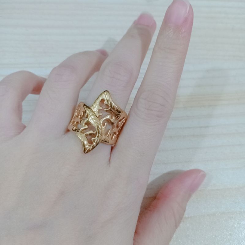 KAY RING / CINCIN DUBAI MODEL EMAS TITANIUM PREMIUM