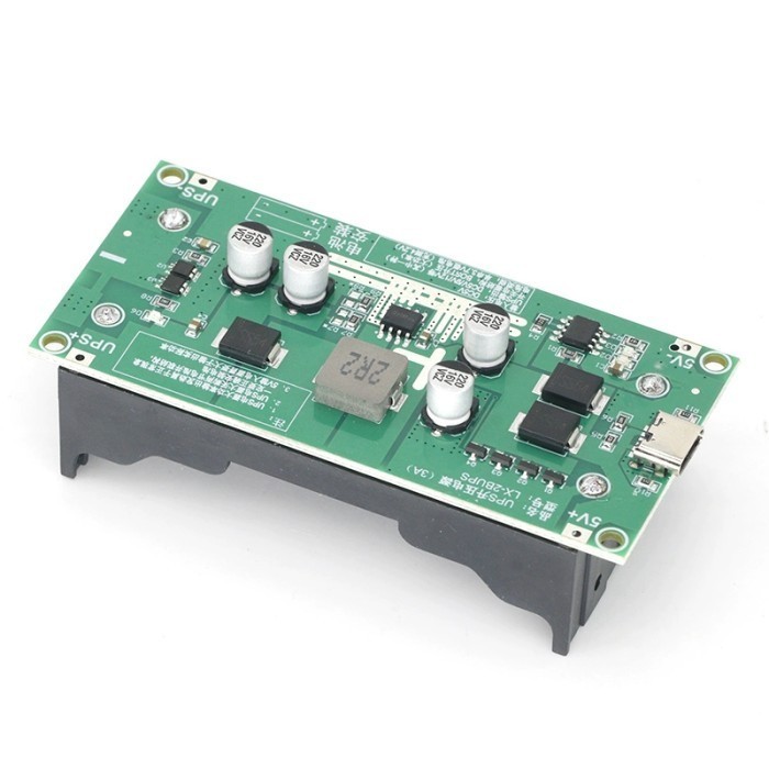 Modul UPS Mini Baterai 18650 DC to DC In 5V 3A USB C