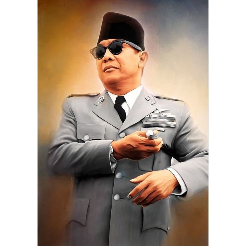 poster cetak jumbo soekarno hatta hiasan dinding macam macam ukuran