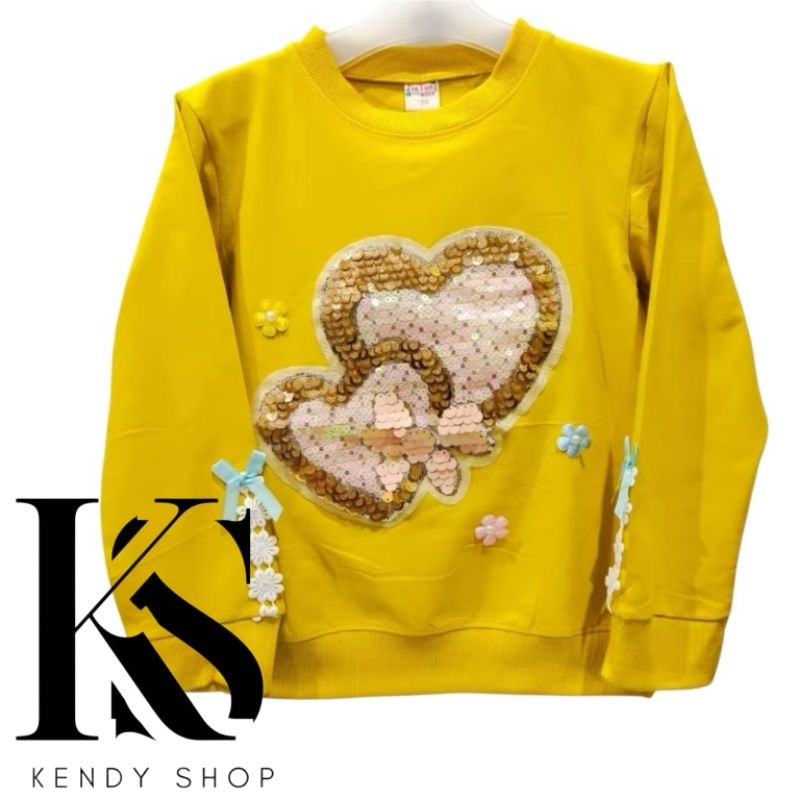 (COD) Sweter import anak perempuan usia 2-12 tahun / atasan kaos import anak perempuan / bajua anak 