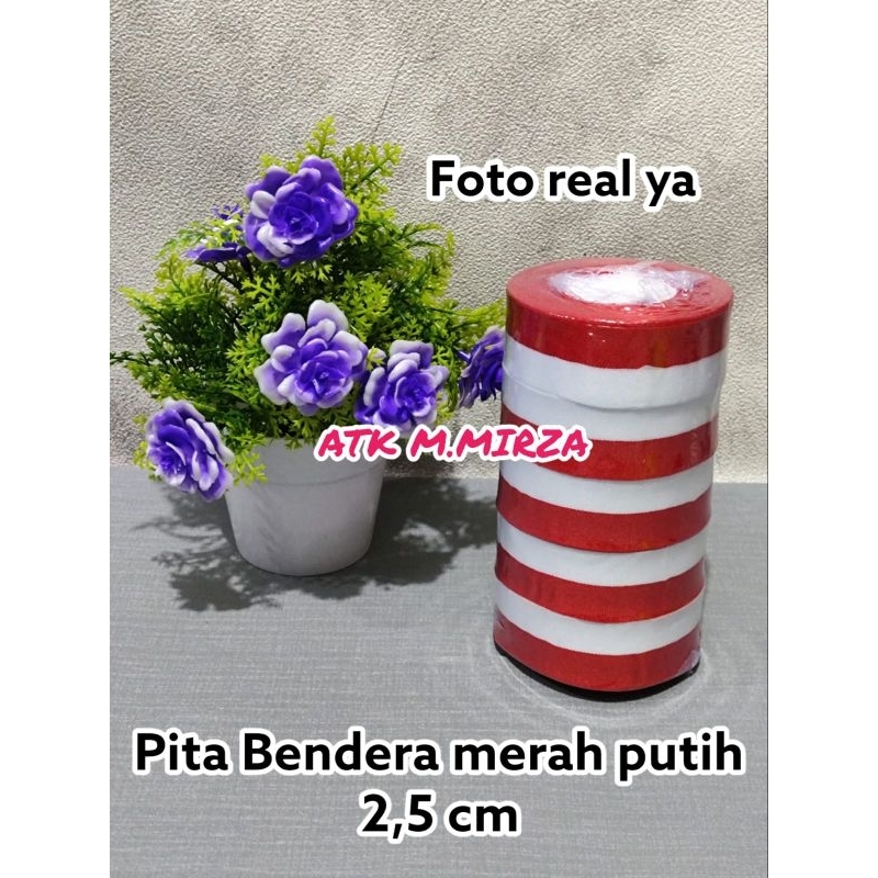 

Pita Bendera Merah Putih 2,5 cm