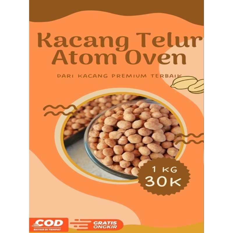 

[COD] Kacang Telur Oven 1 kg