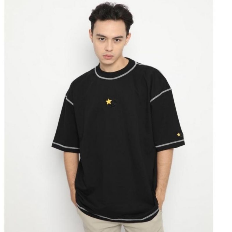 Erigo T-shirt Moura Black Oversize