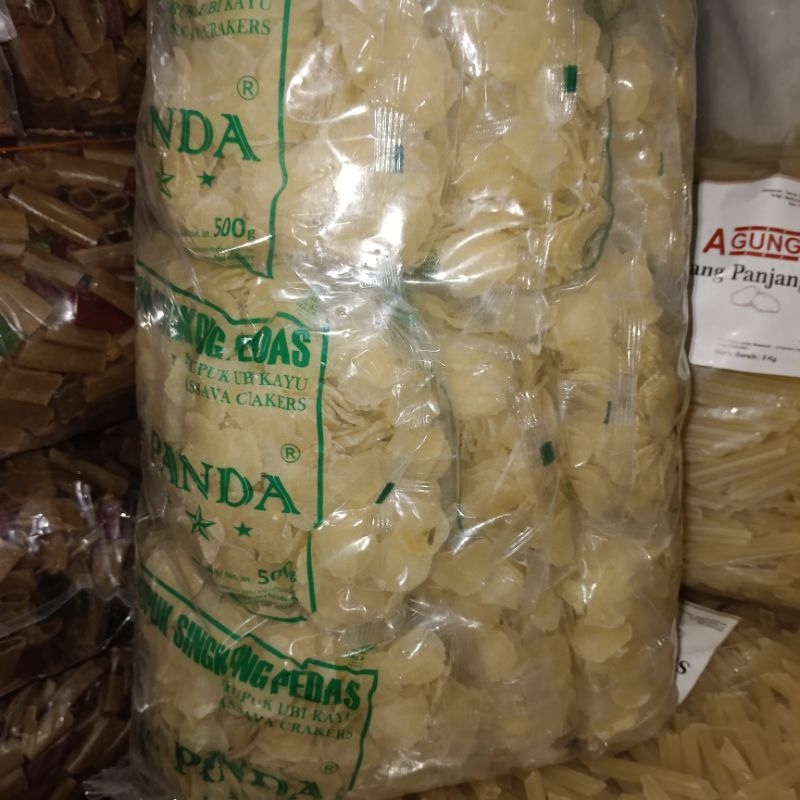

Krupuk Unyil Panda/Singkong 500gr