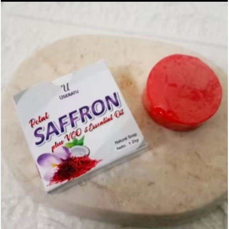 SABUN SAFFRON USERATU BPOM - SABUN WAJAH SAFFRON