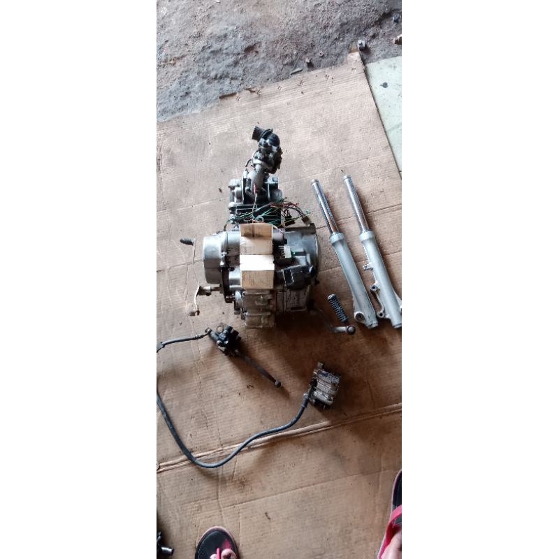 mesin suzuki smash old dokumen stnk,pengapian,shock depan,rem cakram depan