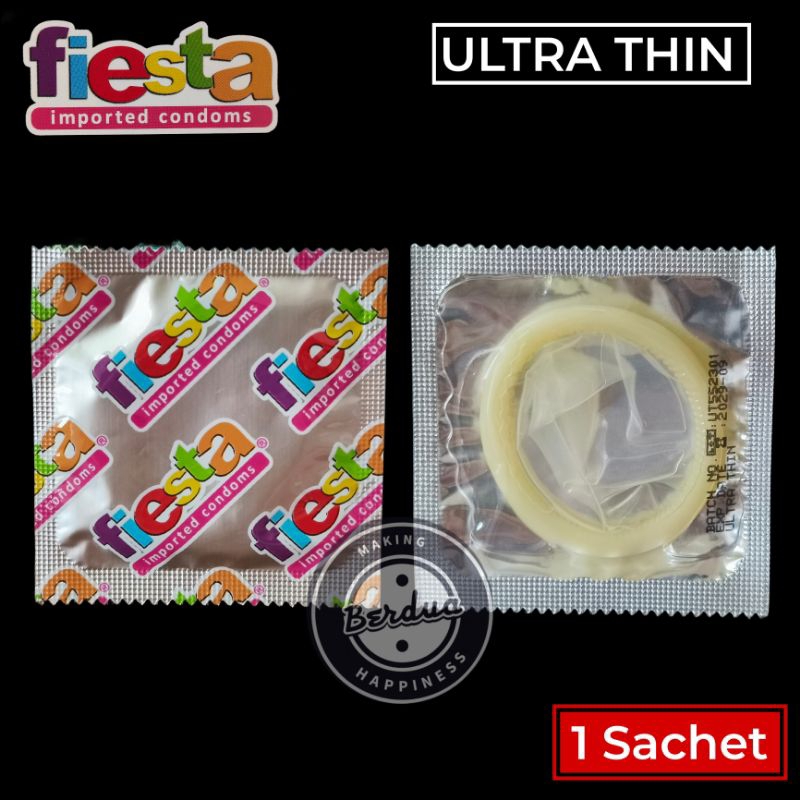 Kondom Fiesta Ultra Thin Eceran Kondom tipis Fiesta