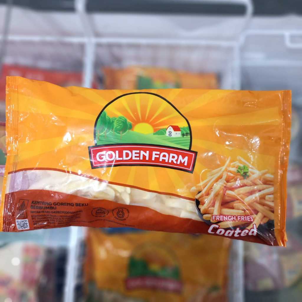 

Golden Farm French Fries Coated 500gr - Kentang Goreng Berbumbu