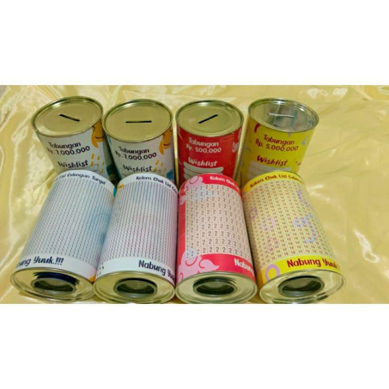 TABUNGAN TARGET/ TABUNGAN KALENG TARGET BUKA TUTUP