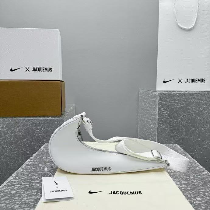 Jacquemus x Nike Joint Swoosh Single Shoulder Crossbody Bag White 2127