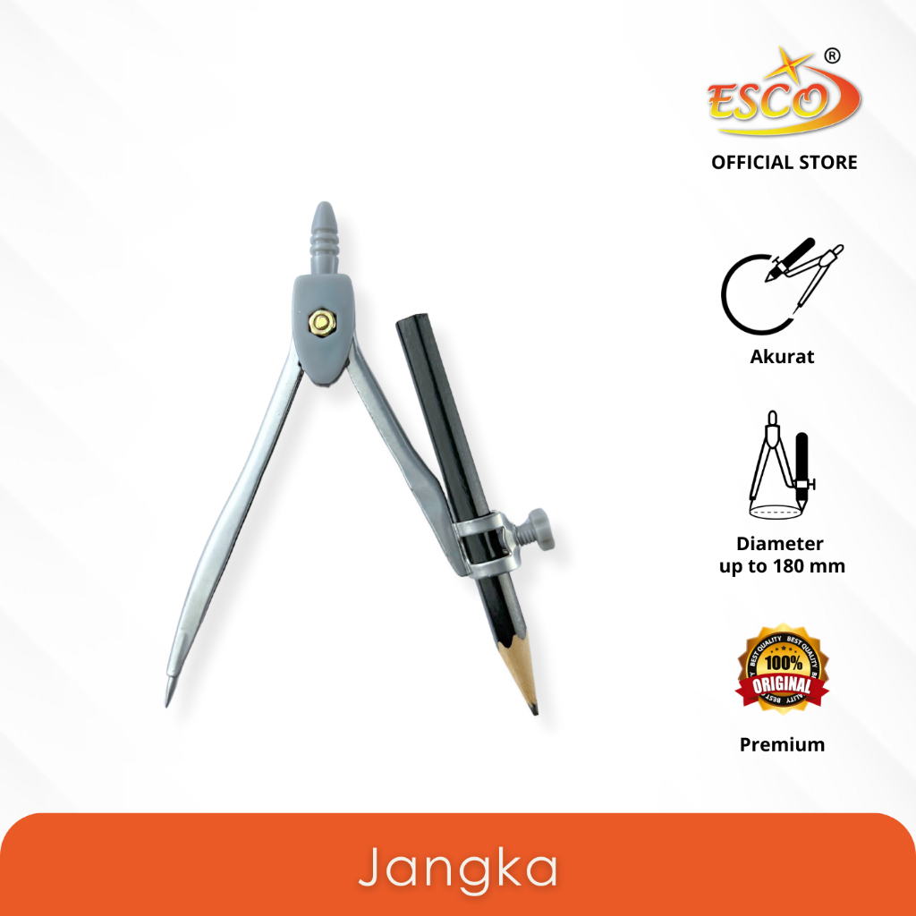 

ESCO Jangka / Math Set / Drawing Compass / Drafting Compass V-90