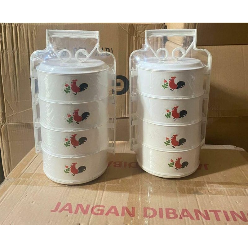 Rantang Plastik ayam jago