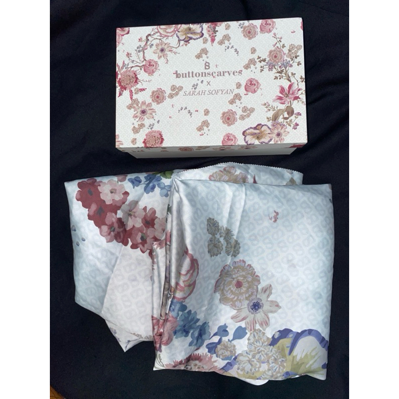 PL mukena button scarves