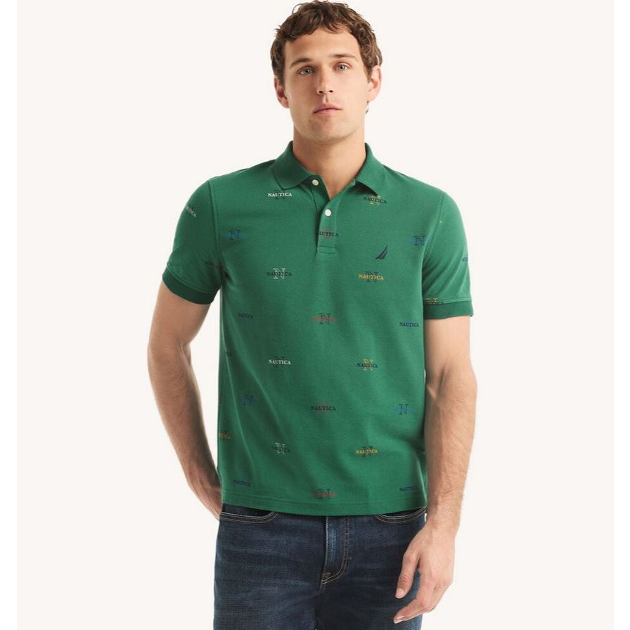Kaos Nautica Classic Fit Printed Polo Nile Original