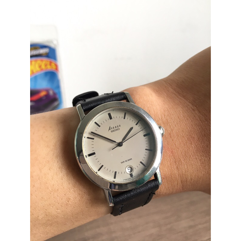 Seiko Avenue Quartz Grey Dial Vintage Classic