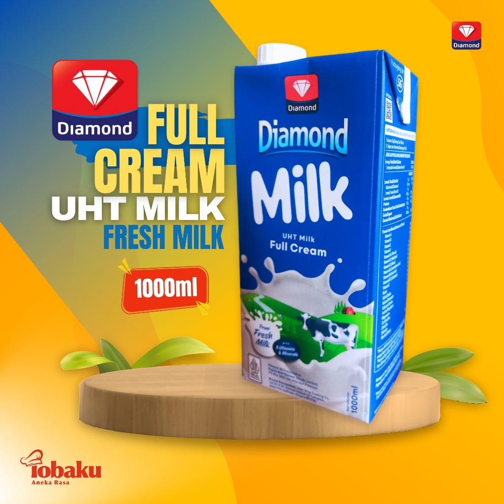 

Diamond UHT MILK Full Cream - Fresh Milk 1000ml _