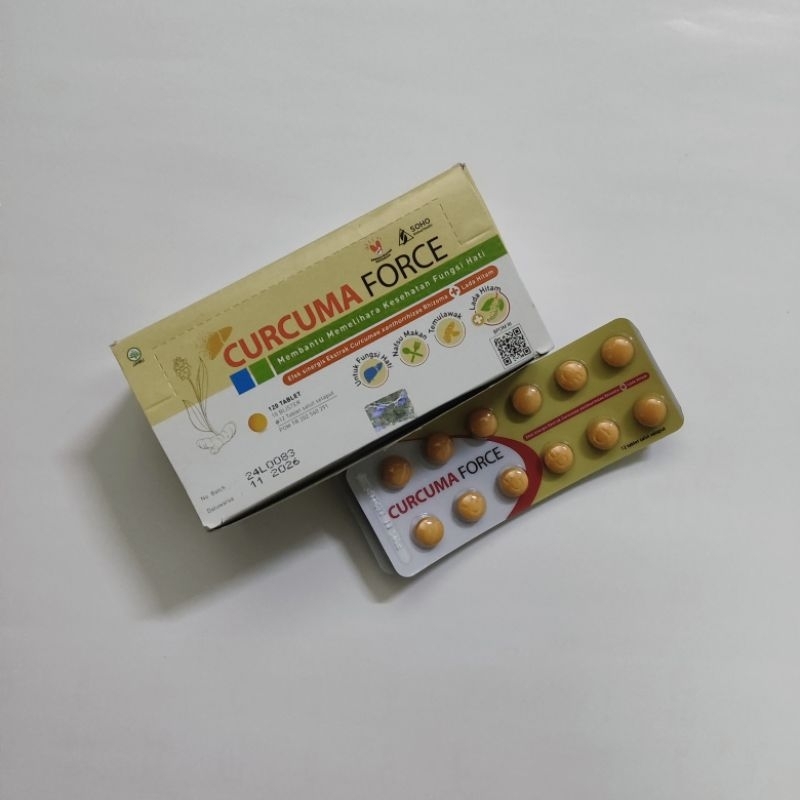 CURCUMA FORCE TABLET VITAMIN PENAMBAH NAFSU MAKAN