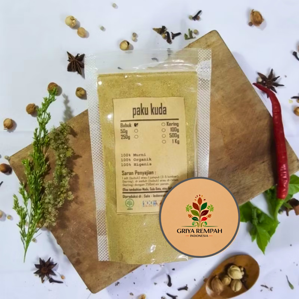 

PAKU KUDA BUBUK 100 GRAM Pecut Ekor Kuda Rempah Herbal Simplisia Alami Tradisional Obat Luka Dalam Radang Sendi Pereda Nyeri Antioksidan Lycopodium clavatum
