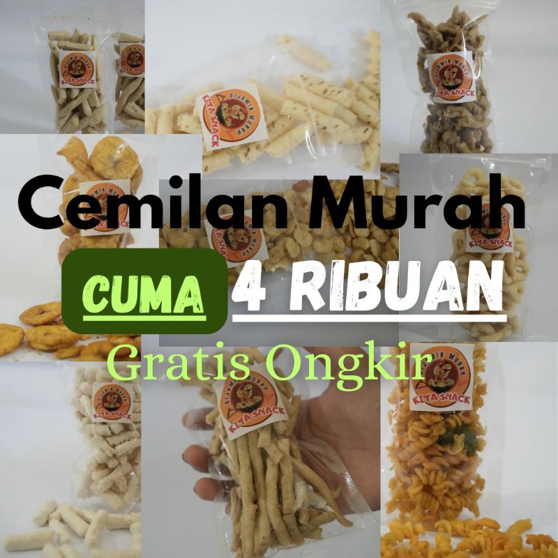 

Kita Snack Shop| Cemilan Murah Enak Gratis Ongkir Serba 4-5 Ribuan Cemilan Berbagai Variasi