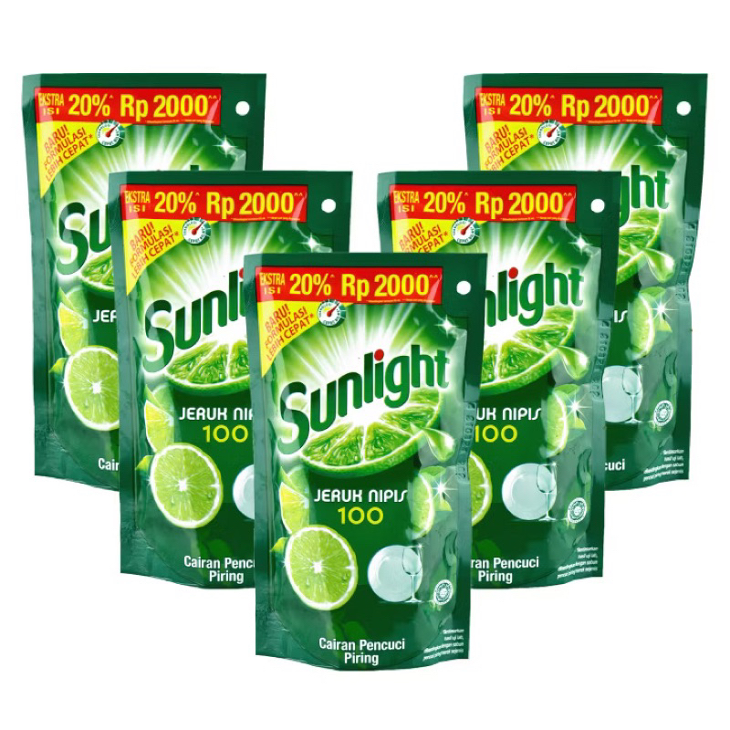 SUNLIGHT 2000-an 90 ML SUNLIGHT LIME SABUN CUCI PIRING UNILEVER JERUK NIPIS 100 CAIRAN PENCUCI PIRIN