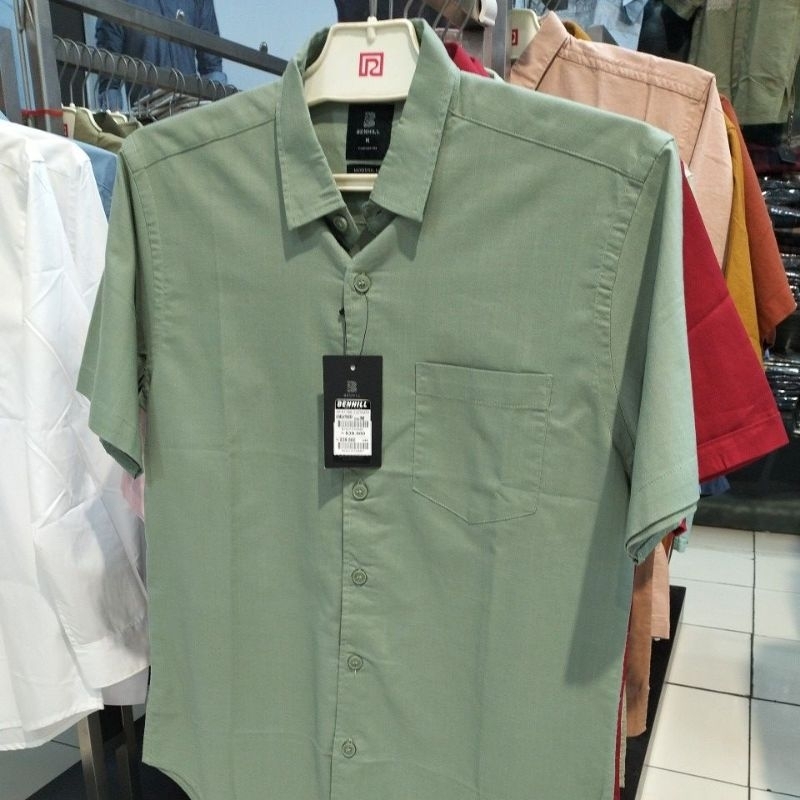 KEMEJA POLOSAN LENGAN PENDEK BENHILL