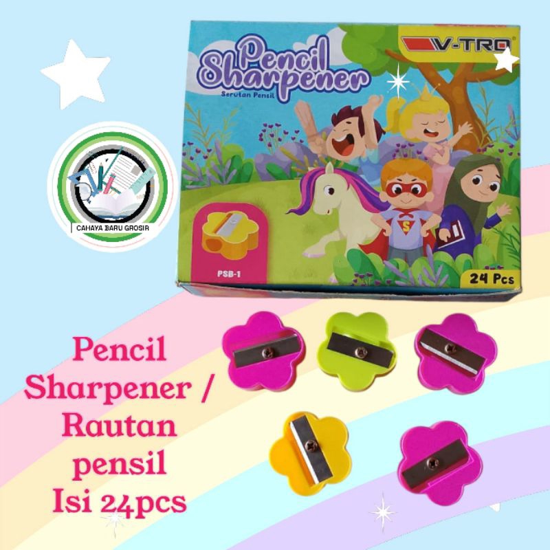 

(24 pcs)rautan/serutan pensil bentuk bintang