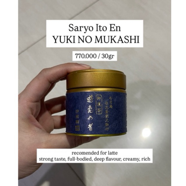 

Saryo ito en matcha powder / yuki no mukashi 30gr