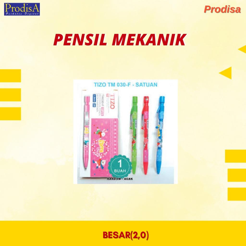 

PENSIL MEKANIK BESAR UKURAN 2,0