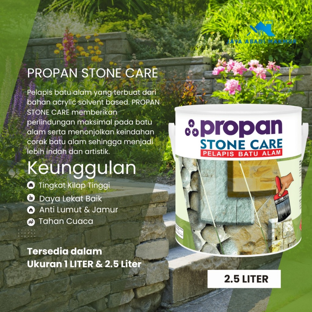 Propan Stone Care 2.5 Liter / Vernish Batu Alam