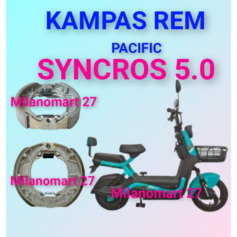 kampas rem pacific syncros 5.0 kampas rem sepeda listrik PACIFIC SYNCROS 5.0