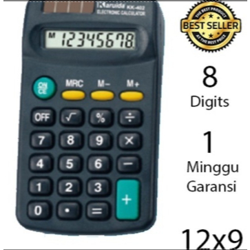 

Kalkulator KK-402 8 Digit - Calculator Saku Kecil Mini