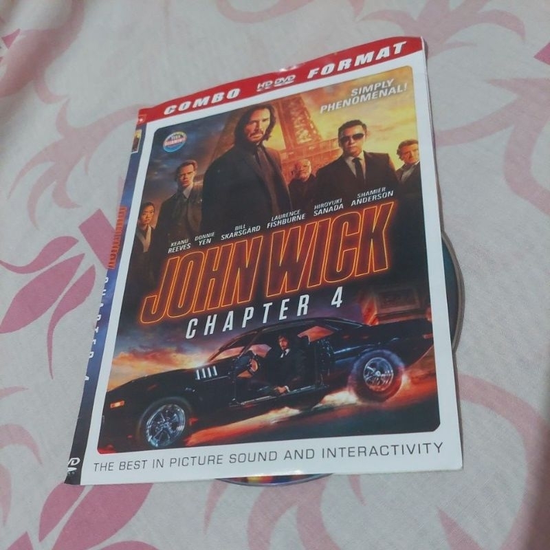DVD " JOHN WICK CHAPTER 4" KEANU REEVES DONNIE YEN - HD QUALITY