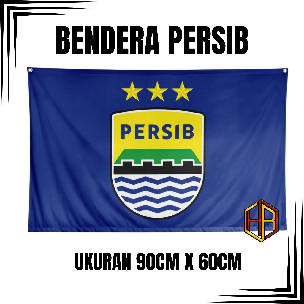 Bendera Persib 90x60 Bendera Tangan Persib 23x15 Bendera Viking Persib 90x60 Bendera Persib Bandung