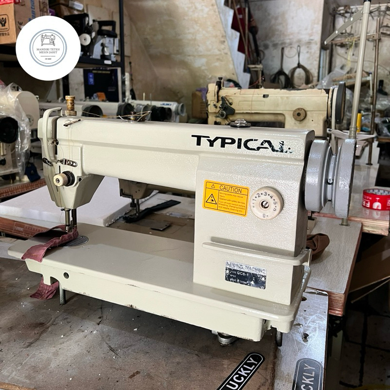 MESIN JAHIT TYPICAL TIMBUL GC6-1 DINAMO 120 WATT SECOND (BEKAS)